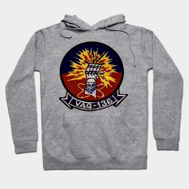 VAQ-136 Gauntlets Crest Hoodie by Spacestuffplus